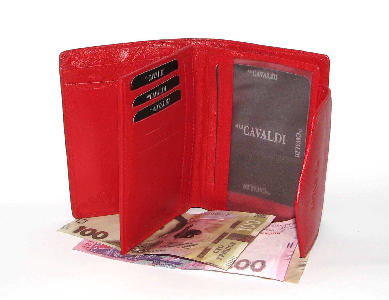 Кошелек женский Cavaldi RD-01-GCL RED Кошелек женский Cavaldi RD-01-GCL RED